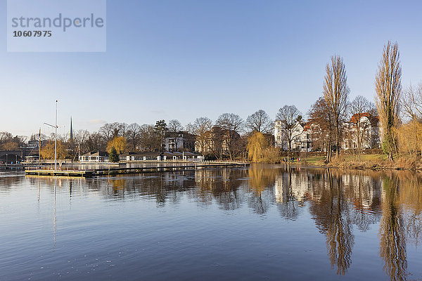 Villen an der Außenalster  Hamburg-Winterhude  Hamburg  Deutschland  Europa