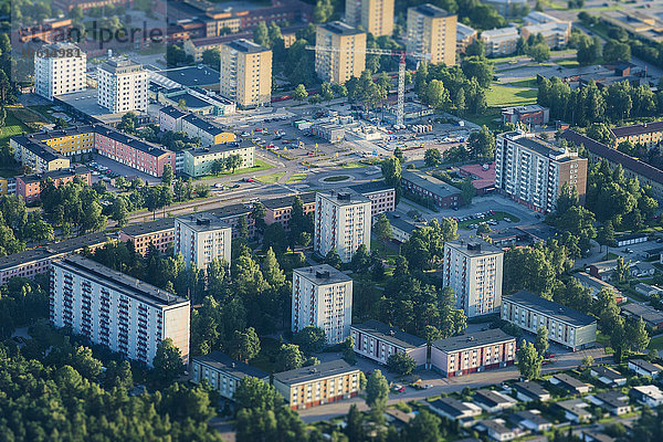 Luftaufnahme von Häusern