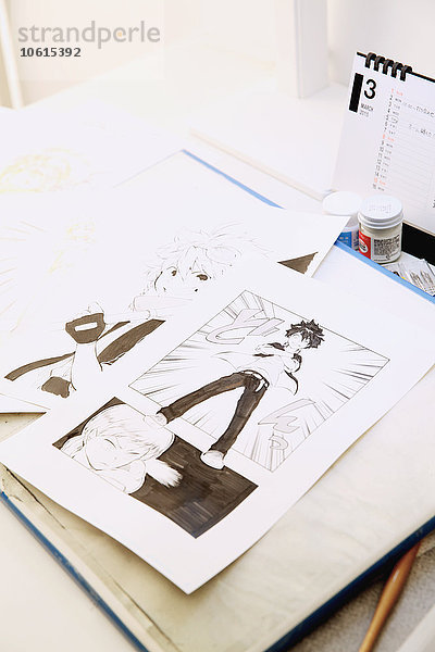 Studio für japanische Manga-Zeichner