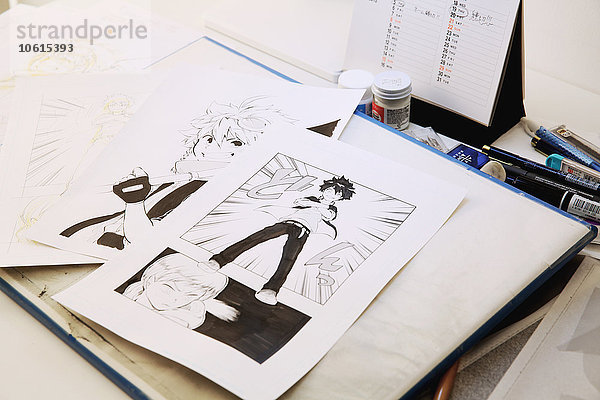 Studio für japanische Manga-Zeichner