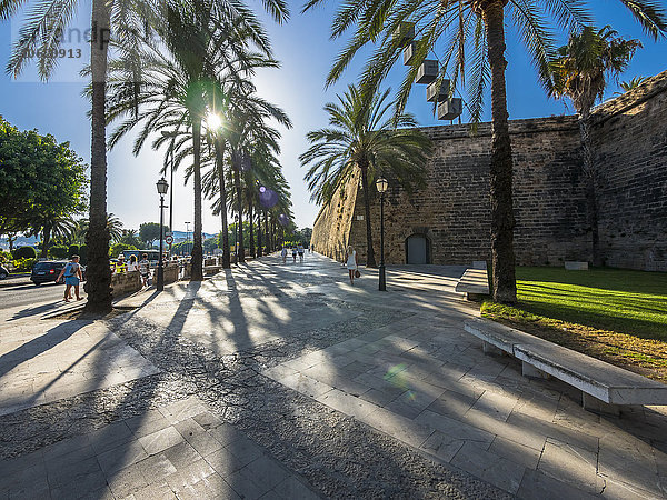 Spanien  Mallorca  Palma  historischer Stadtkanal Torrent de sa Riera