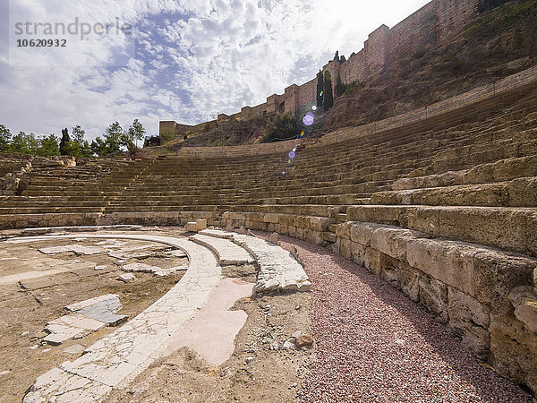 Spanien  Andalusien  Provinz Malaga  Römisches Theater