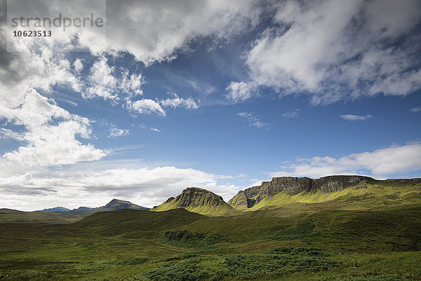 Vereinigtes Königreich  Schottland  Isle of Skye  Quiraing  Trotternish Ridge