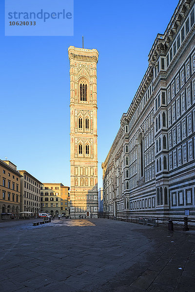 Italien  Florenz  Blick auf die Basilika Santa Maria del Fiore und Campanile di Giotto