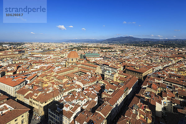 Italien  Toskana  Florenz  Stadtbild  Blick auf Cattedrale di Santa Maria del Fiore