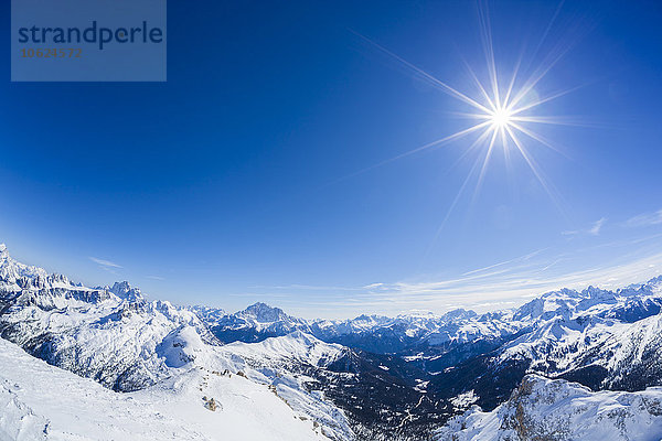 Italienische Alpen im Winter
