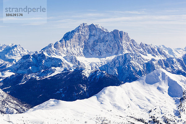 Italienische Alpen im Winter