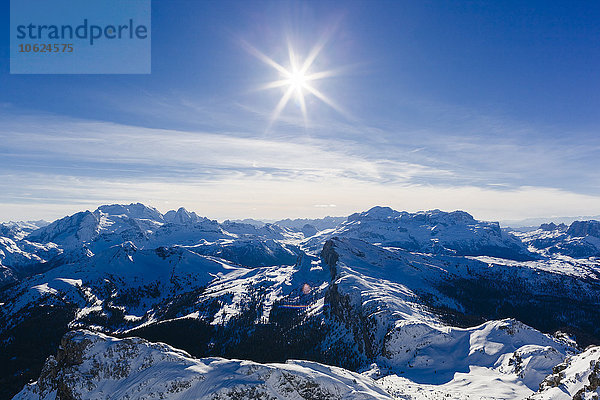 Italienische Alpen im Winter