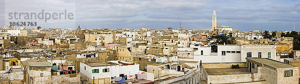 Marokko  Casablanca  Panorama-Stadtbild