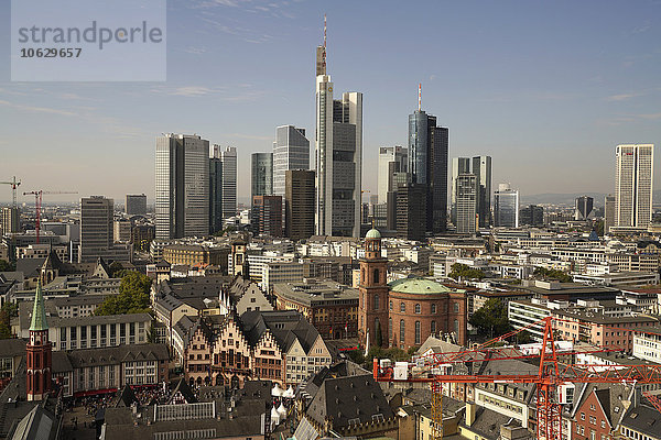 Deutschland  Frankfurt  Stadtbild mit Bankenviertel