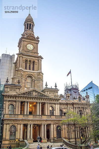 Australien  Sydney  Blick zum Rathaus