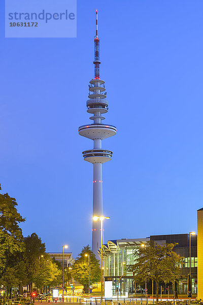 Deutschland  Hamburg  Heinrich-Hertz-Turm im Morgenlicht
