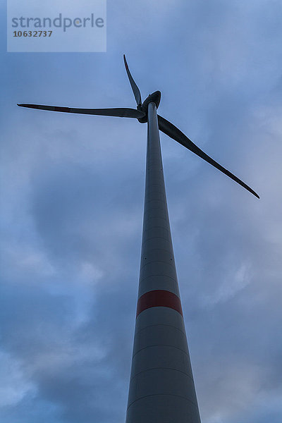 Deutschland  Bayern  Windkraftanlage
