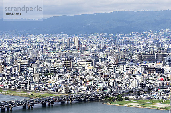 Japan  Osaka  Stadtbild