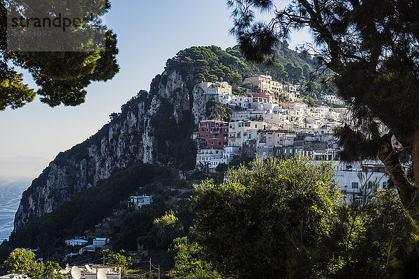 Italien  Capri  Blick auf die historische Altstadt