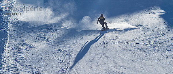 Deutschland  Tegelberg  Snowboarder