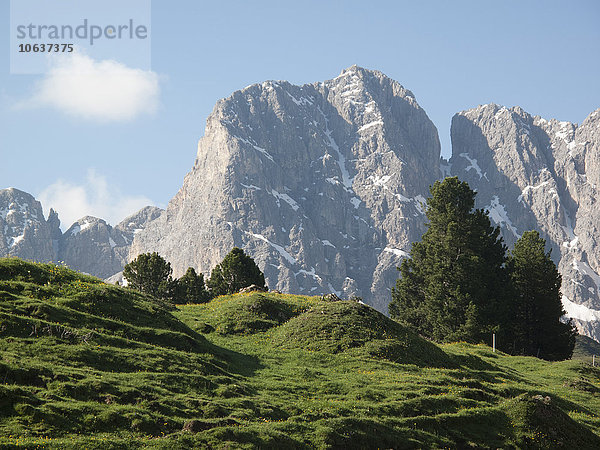 Tiefblick auf die Dolomiten