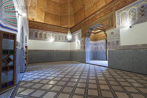 Architektur und traditionelle Handwerkskunst  Dar-si-Said-Museum  Marrakesch  Marokko  Afrika