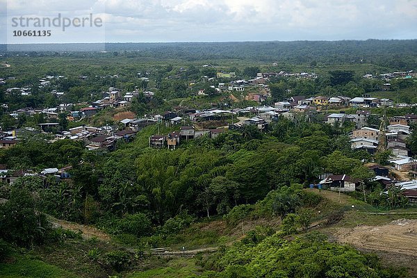 Quibdo am Fluss Rio Atrato  Departamento del Chocó  Kolumbien  Südamerika