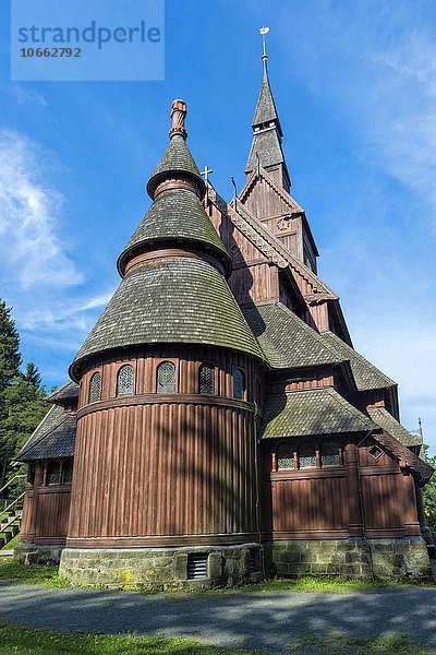 Gustav-Adolf-Stabkirche  evangelische Kirche  Hahnenklee  Harz  Niedersachsen  Deutschland  Europa
