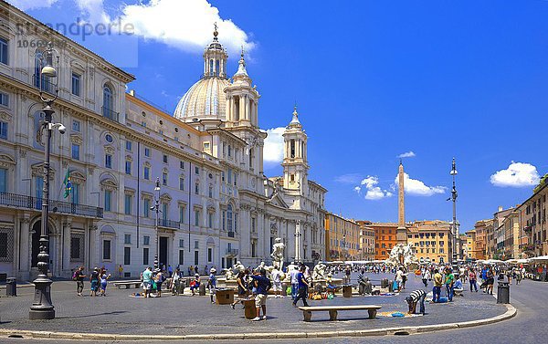 Piazza Navona  Rom  Latium  Italien  Europa
