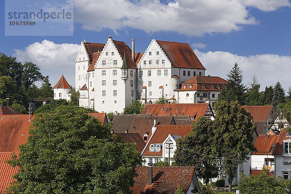 Schloss Scheer  Scheer  Oberschwaben  Schwaben  Baden-Württemberg  Deutschland  Europa