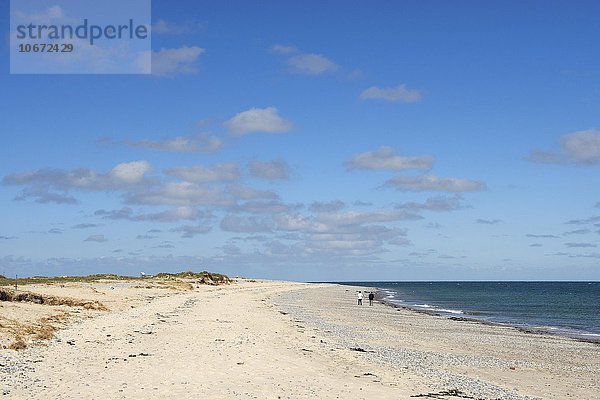 Strand mit Sand und Kies  Insel Helgoland-Düne  Helgoland  Schleswig-Holstein  Deutschland  Europa