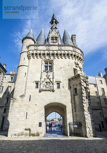 Porte Cailhau  historisches Stadttor  Bordeaux  Frankreich  Europa