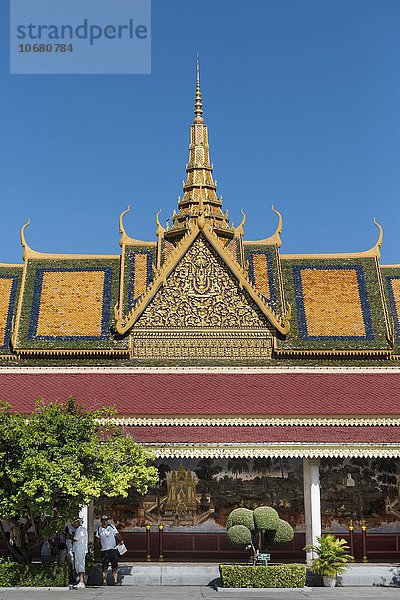 Phochani Pavilion  Bankett-Halle  Königspalast  Phnom Penh  Kambodscha  Asien