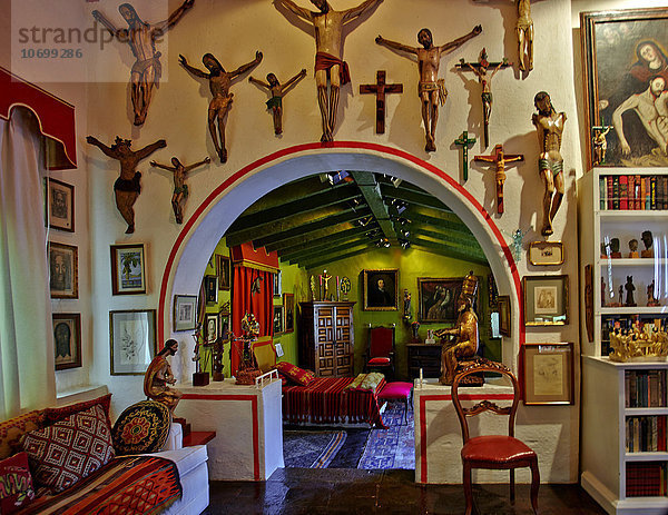 Das Brady-Museum  ein Schlafzimmer  Cuernavaca  Mexiko