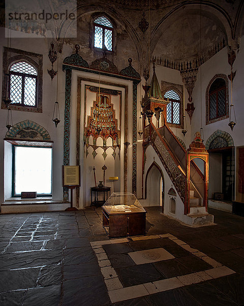 In der Moschee von Fethiye im Kastro in der Stadt Ioannina in der Provinz Epirus in Griechenland