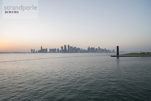 Landschaft von Doha  Katar.