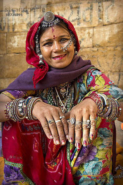 Indien  Rajasthan  Jaisalmer  Porträt