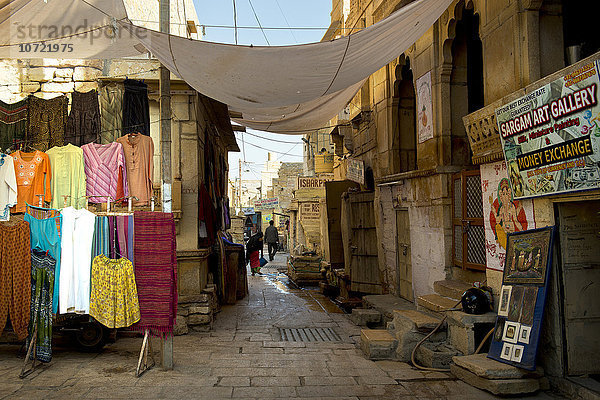 Indien  Rajasthan  Jaisalmer  traditionelles Haus