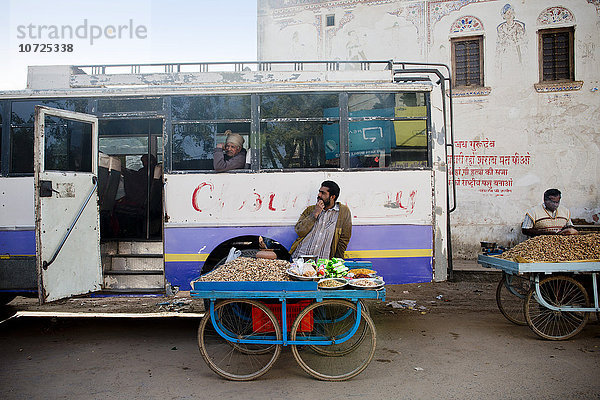 Indien  Rajasthan  Nawalgarh  tägliches Leben auf dem Markt