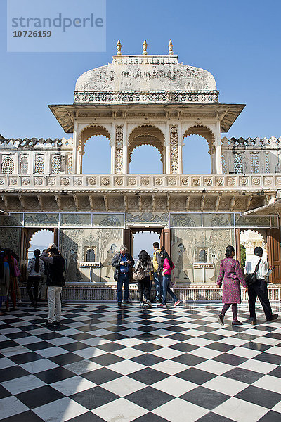 Indien  Rajasthan  Udaipur  Stadtpalast