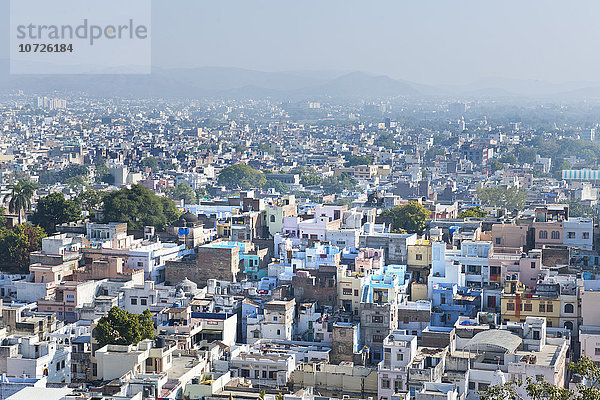 Indien  Rajasthan  Udaipur  Blick vom Stadtpalast