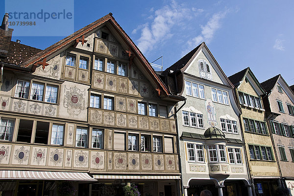 Schweiz  Altstätten  traditionelle Architektur