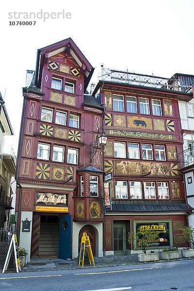 Schweiz  Altstätten  traditionelle Architektur