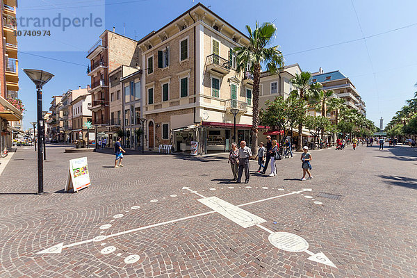 Italien  Marken  San Benedetto del Tronto  Stadtzentrum