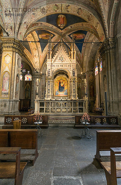 Italien  Toskana  Florenz  Orsanmichele-Kirche im Innenbereich