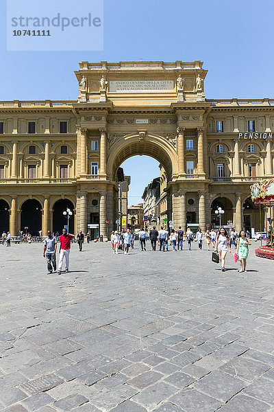 Italien  Toskana  Florenz  Piazza della Repubblica