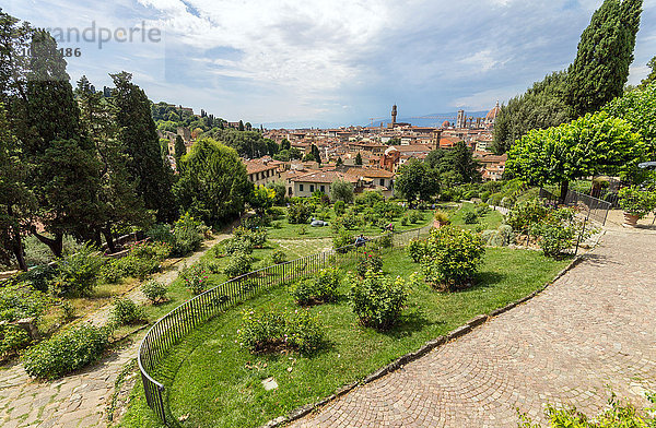 Italien  Toskana  Florenz  Stadtbild vom Giardino delle Rose