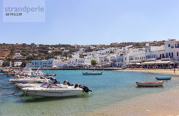 Griechenland. Kykladen-Inseln. Mykonos Stadt  der Hafen