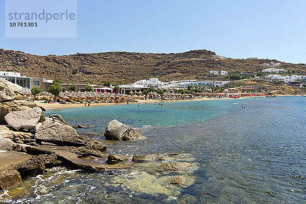 Griechenland  Kykladeninseln  Insel Mykonos  Paradiesstrand