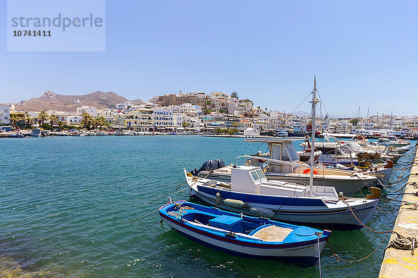 Griechenland  Kykladeninseln  Naxos  der Hafen