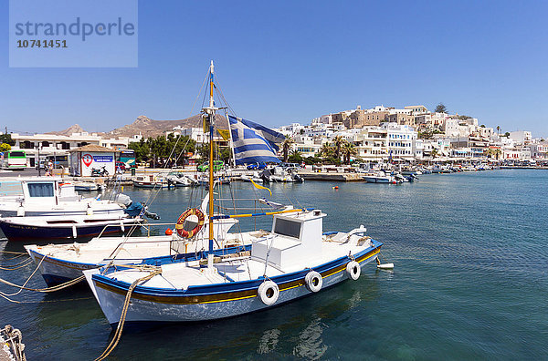 Griechenland  Kykladeninseln  Naxos  der Hafen