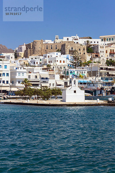 Griechenland  Kykladeninseln  Naxos  Stadtbild von Chora