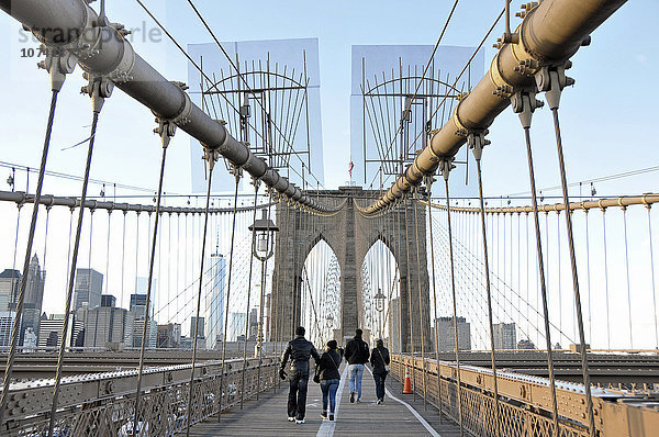 USA  New York  Brooklyn-Brücke