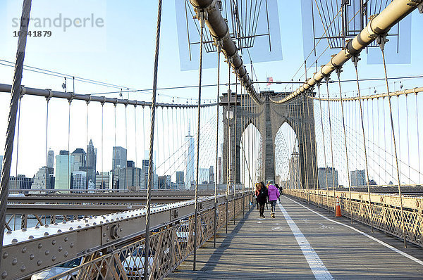 USA  New York  Brooklyn-Brücke